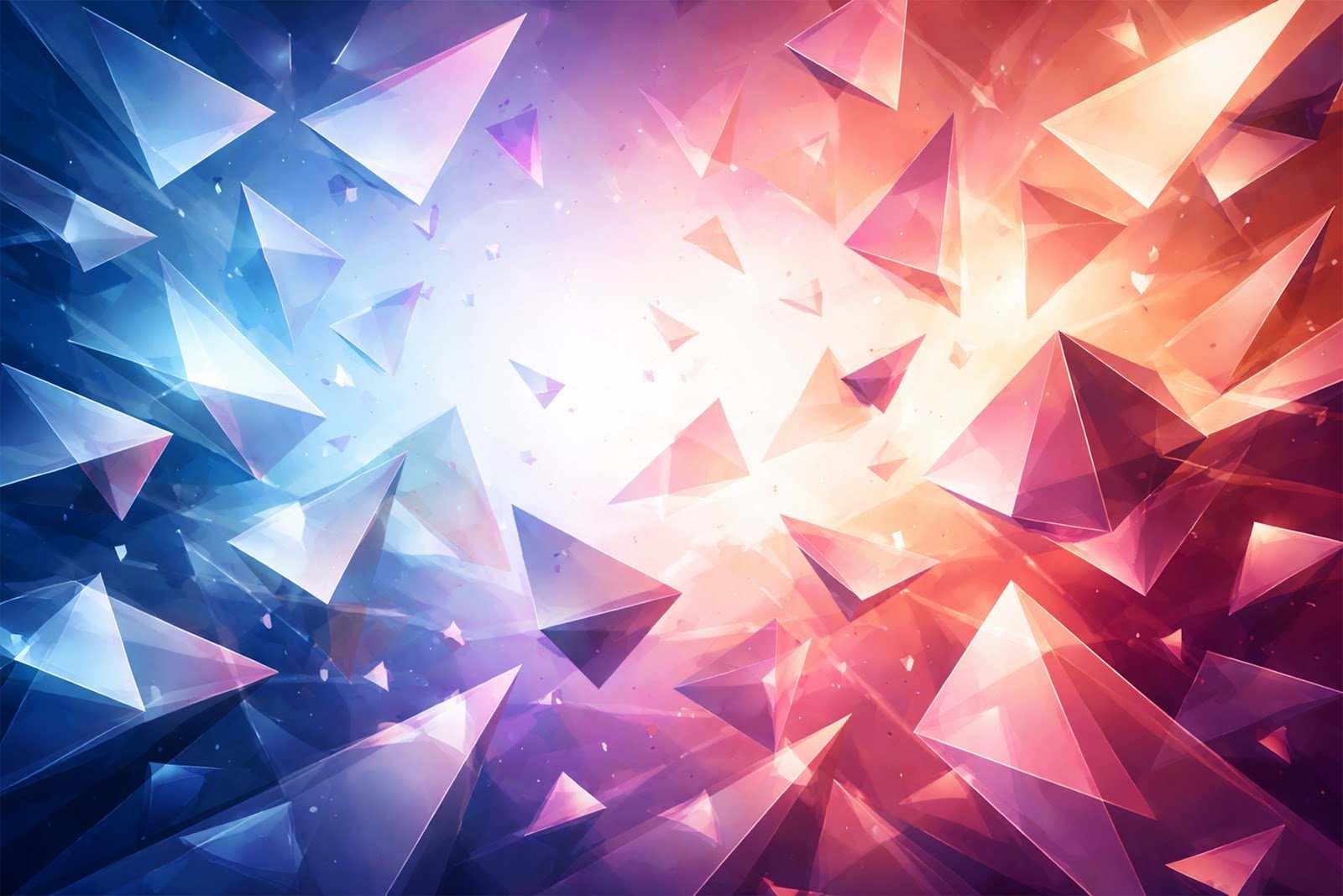 Broken Polygon Shards Floating Background – Free Download (High-Resolution)