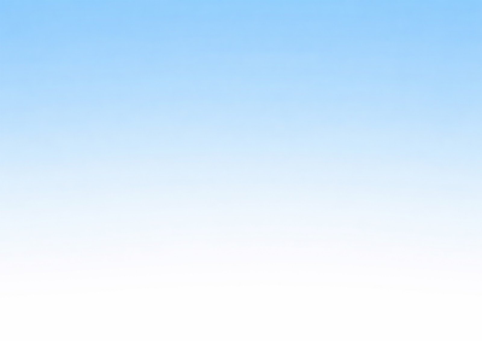Sky Blue to White Gradient Background – Clean Soft Color Design
