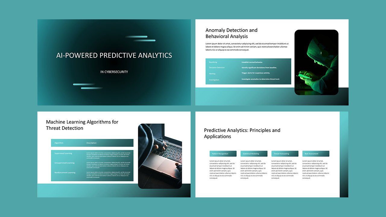 Dark Green White Gradient Technology Keynote Presentation – Presentations and Slides Free Download