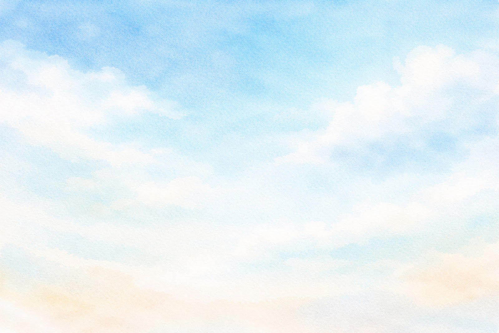 Simple Sky Wash Watercolor Background – Soft Blue Texture Free Download
