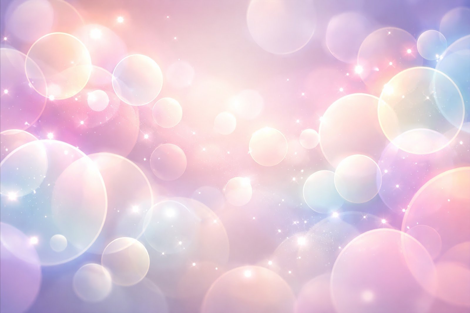 3D Effect Soft Glowing Bokeh Layers Background – Abstract Light Depth Wallpaper Free Download