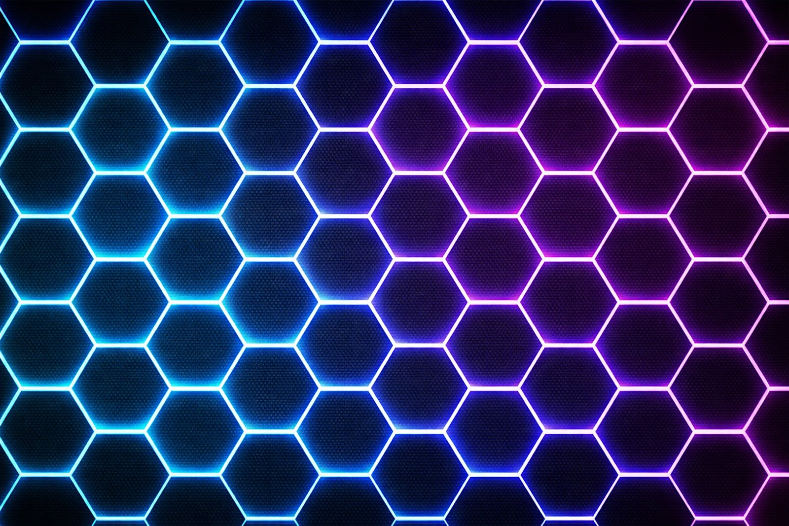 Hexagon Honeycomb Background with Glowing Edges – Free Download