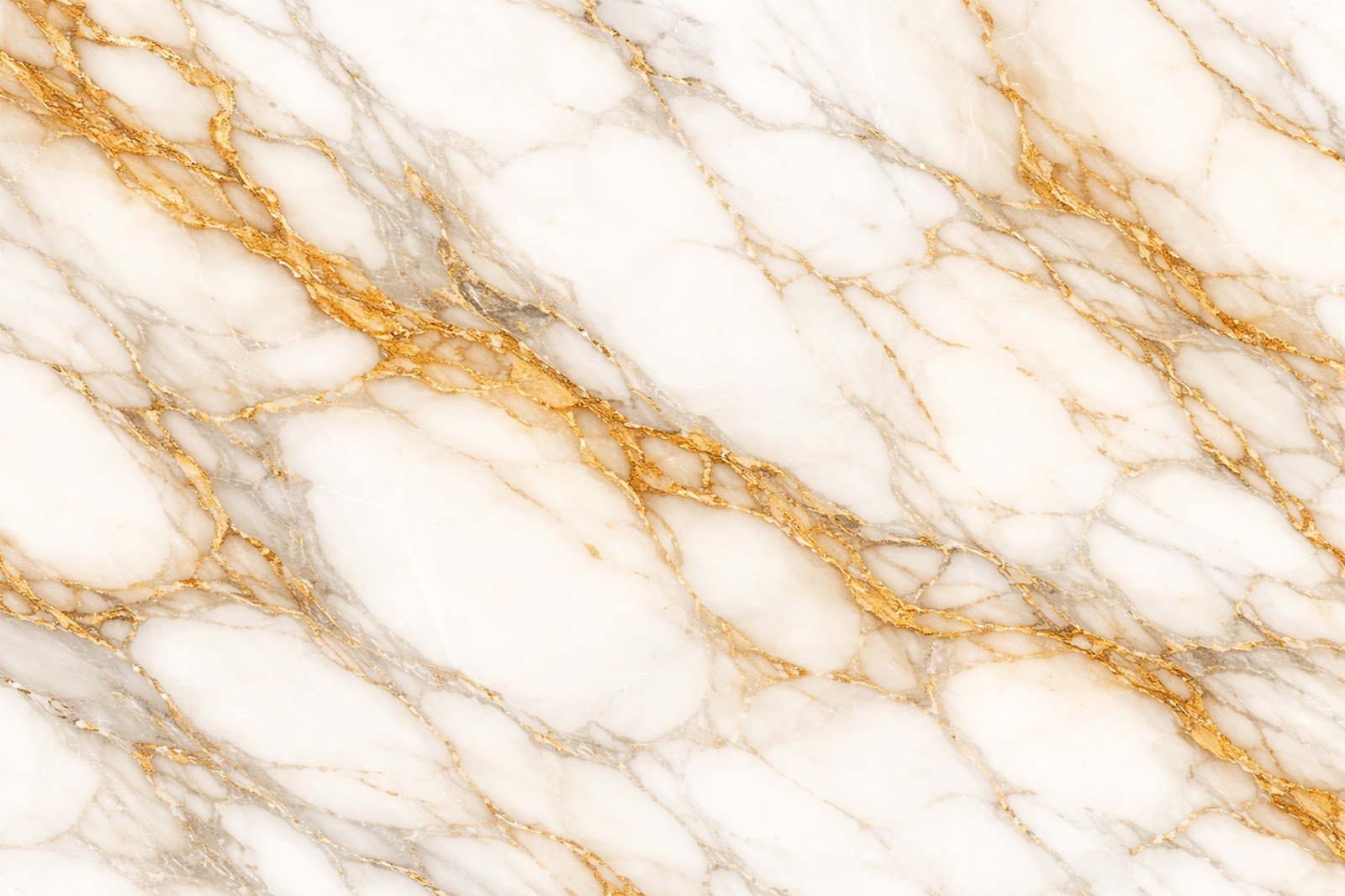 Elegant Calacatta Gold Marble Background Texture with Rich Gold Streaks