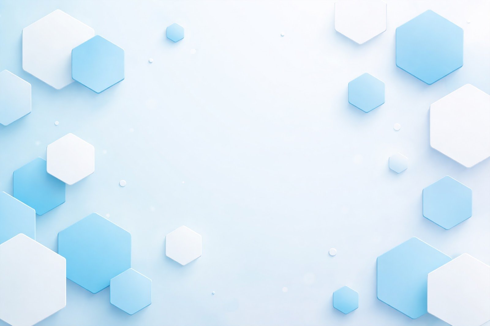 Floating Hexagon Geometric Background – Soft Shadows Design for Download