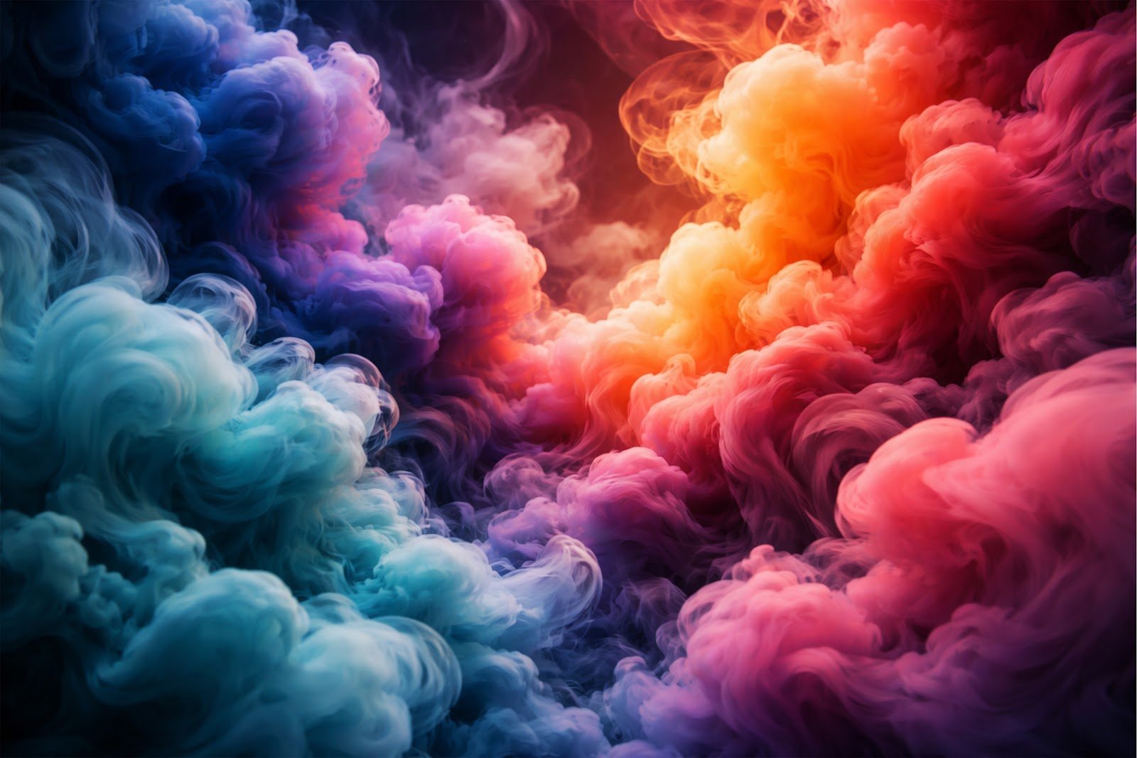 Abstract 3D Thick Smoke Swirls Background – Dramatic Fog Flow Effect HD Download