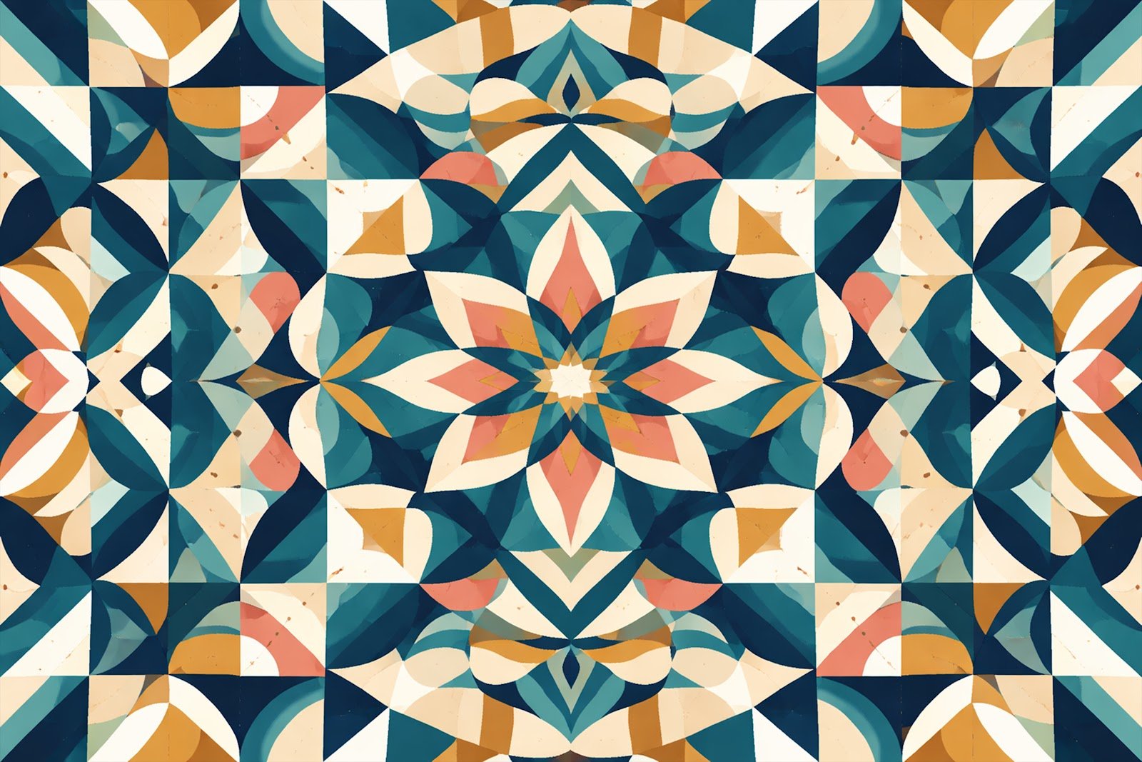 Geometric Symmetry Background – Abstract Pattern for Download