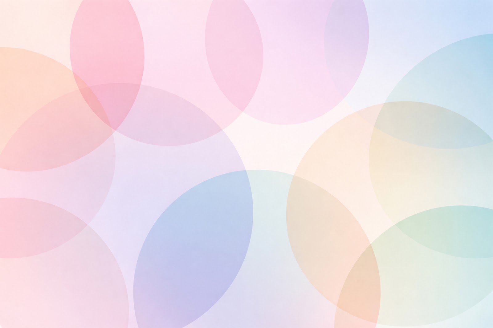 Overlapping Circles Pastel Geometric Background – Free Download