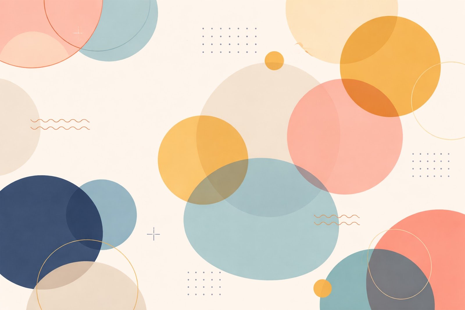Minimal Circles Geometric Background – Clean Modern Design Download