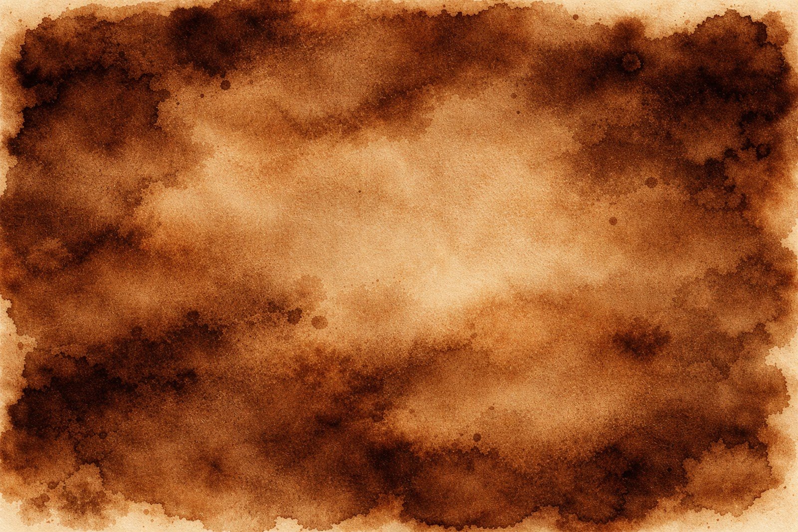 Espresso Brown Watercolor Texture Background – Rich Bleed Effect, Free Download