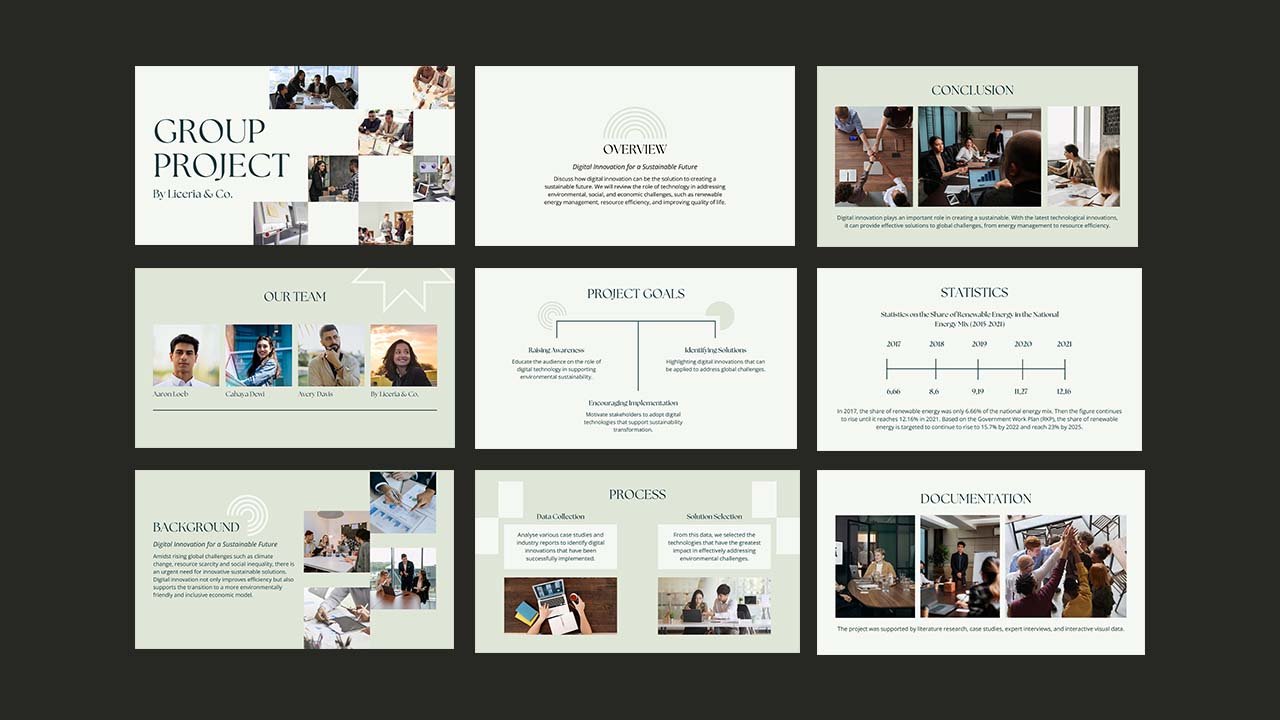 Green Modern Professional Group Project Presentation