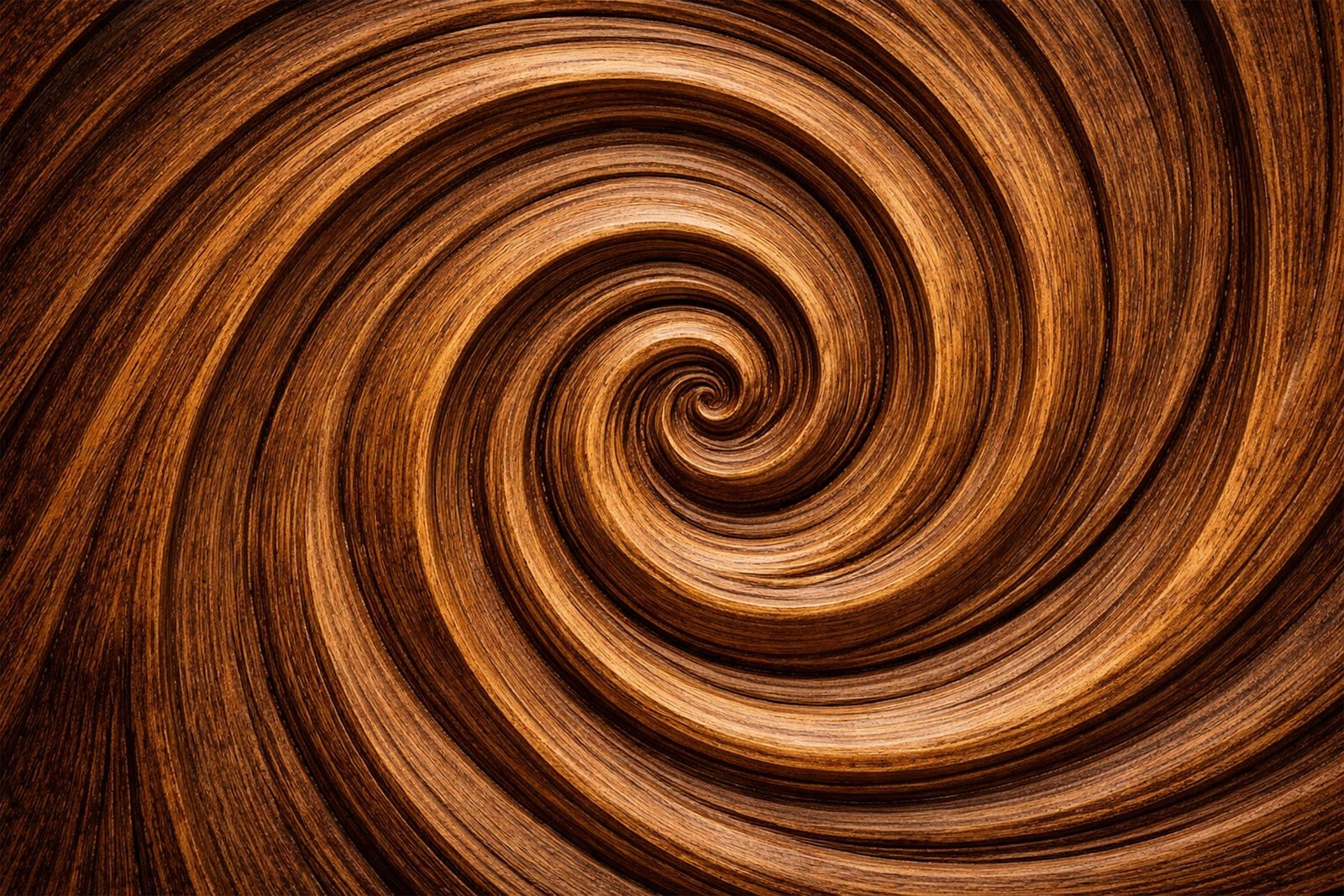 Spiral Carved Wood Texture Background – Handcrafted Wooden Pattern Free Download