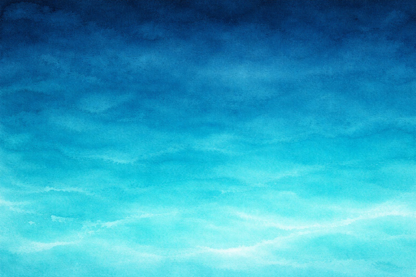 Deep Ocean Watercolor Gradient Wash Texture – Blue Artistic Background