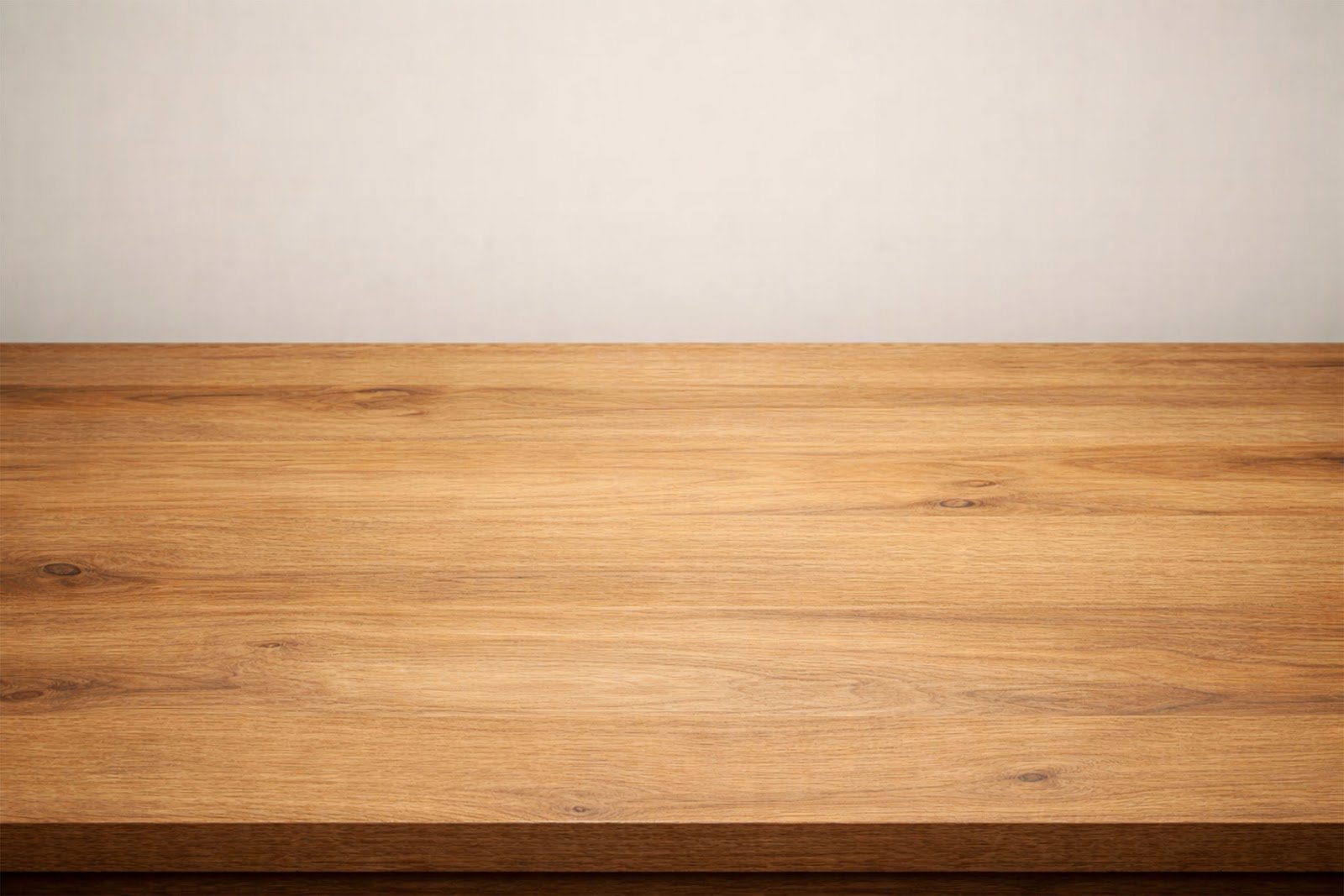 Wooden Table Mockup with Softbox Lighting – Gentle Diffuse Light (Free Download)