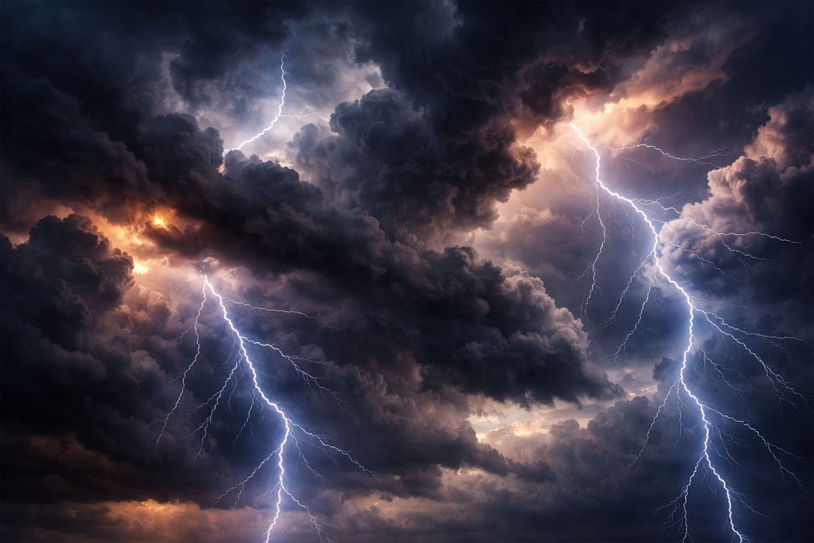 Dramatic Thundercloud Sky Background with Lightning Streaks – Free Download (HD)