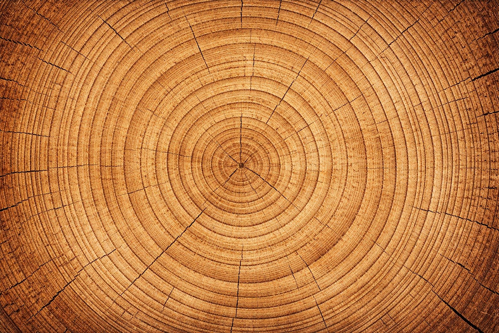 Log Cross-Section Rings Pattern Background – Natural Wood Grain Texture Free Download