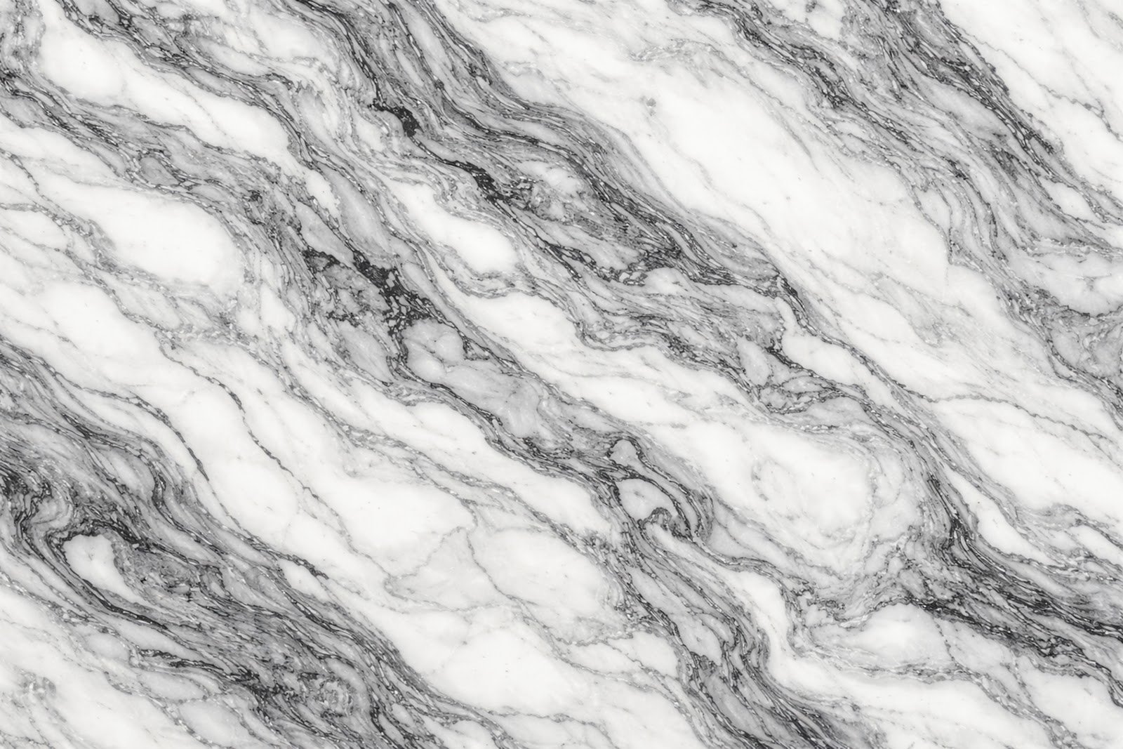 Elegant Arabescato Grey Marble Background Texture with Flowing Patterns