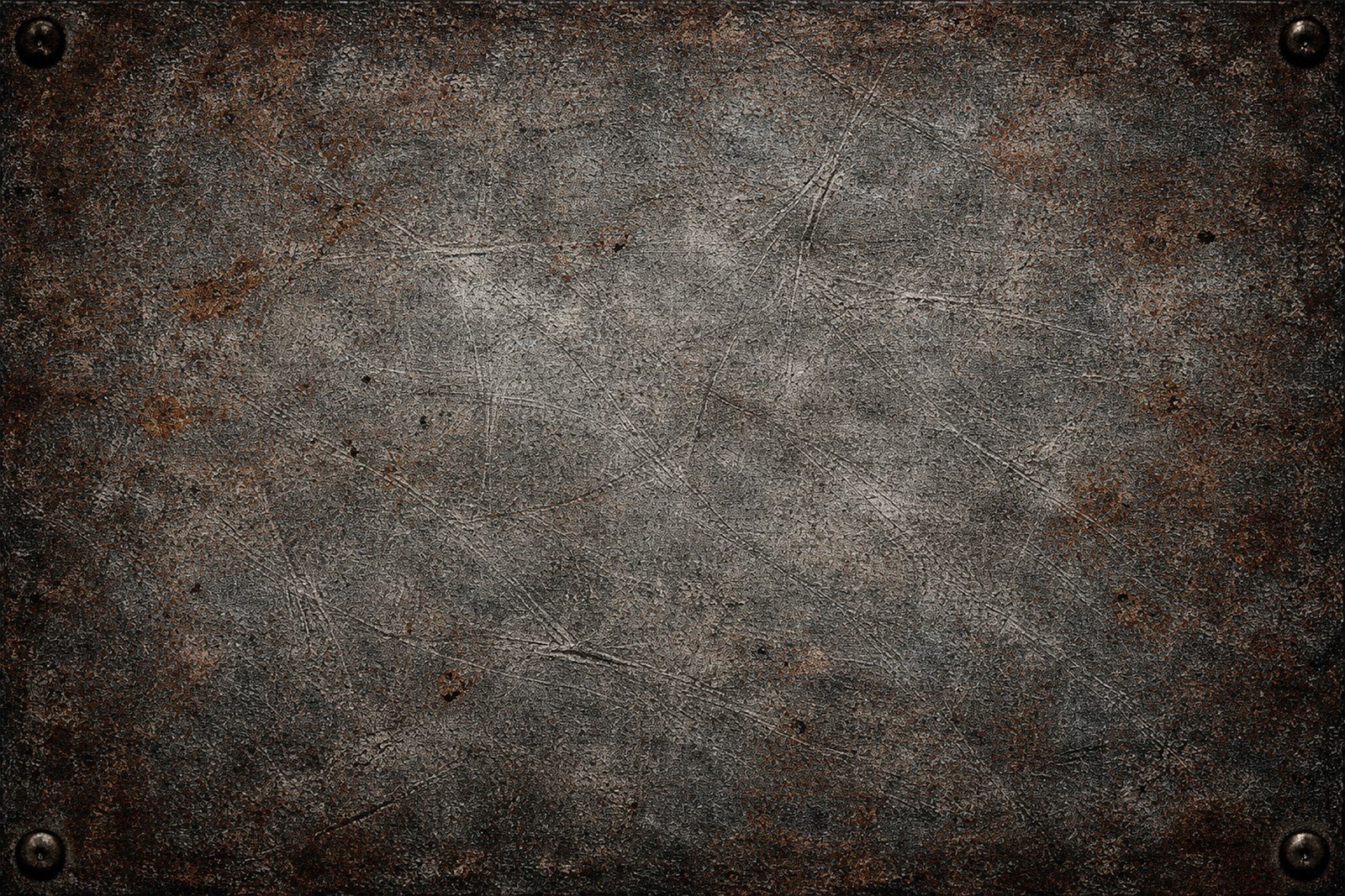 Weathered Iron Plate Metal Texture Background – Rustic Industrial Surface Free Download