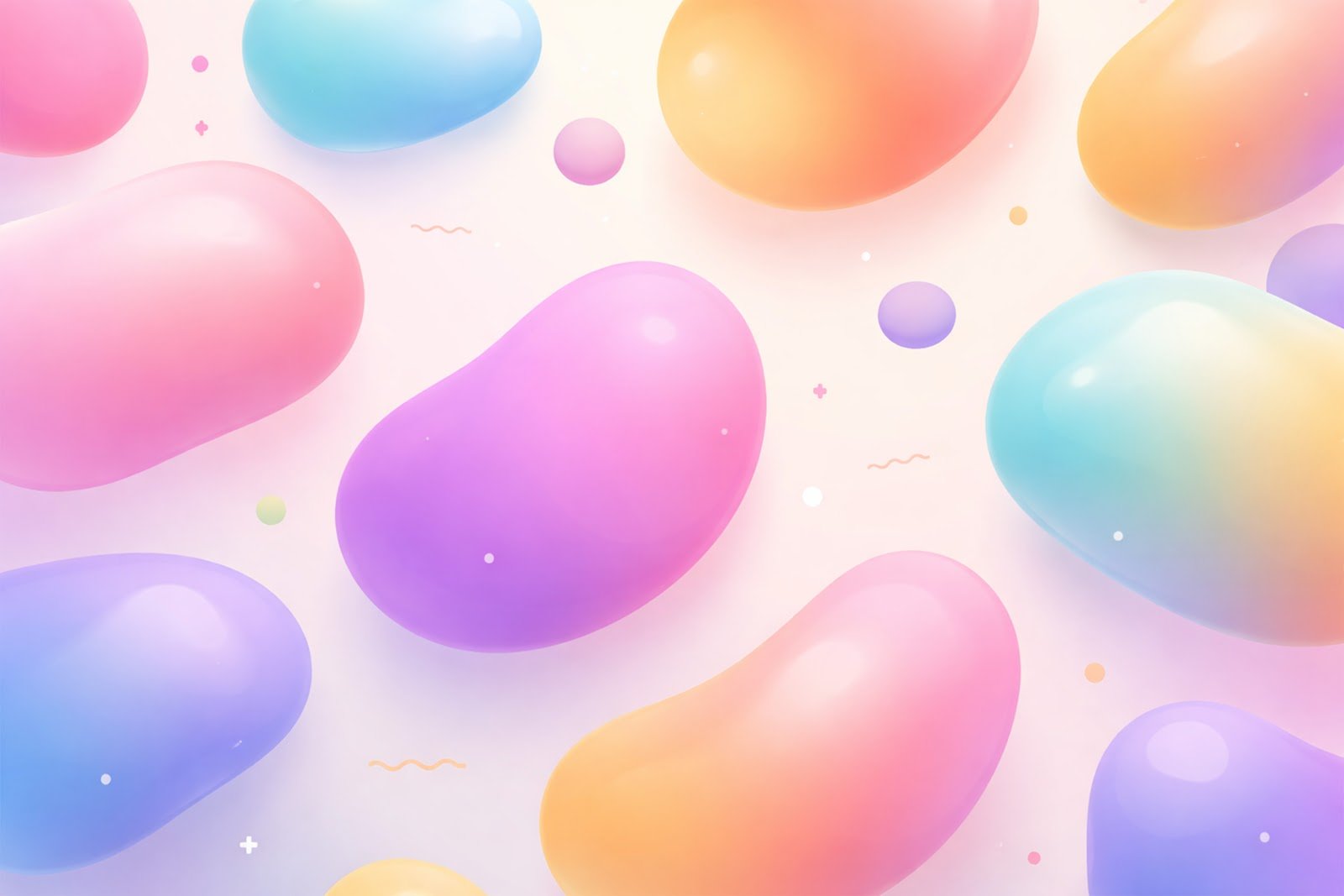 Abstract Shapes Background – Floating Minimal Blobs JPG Free Download