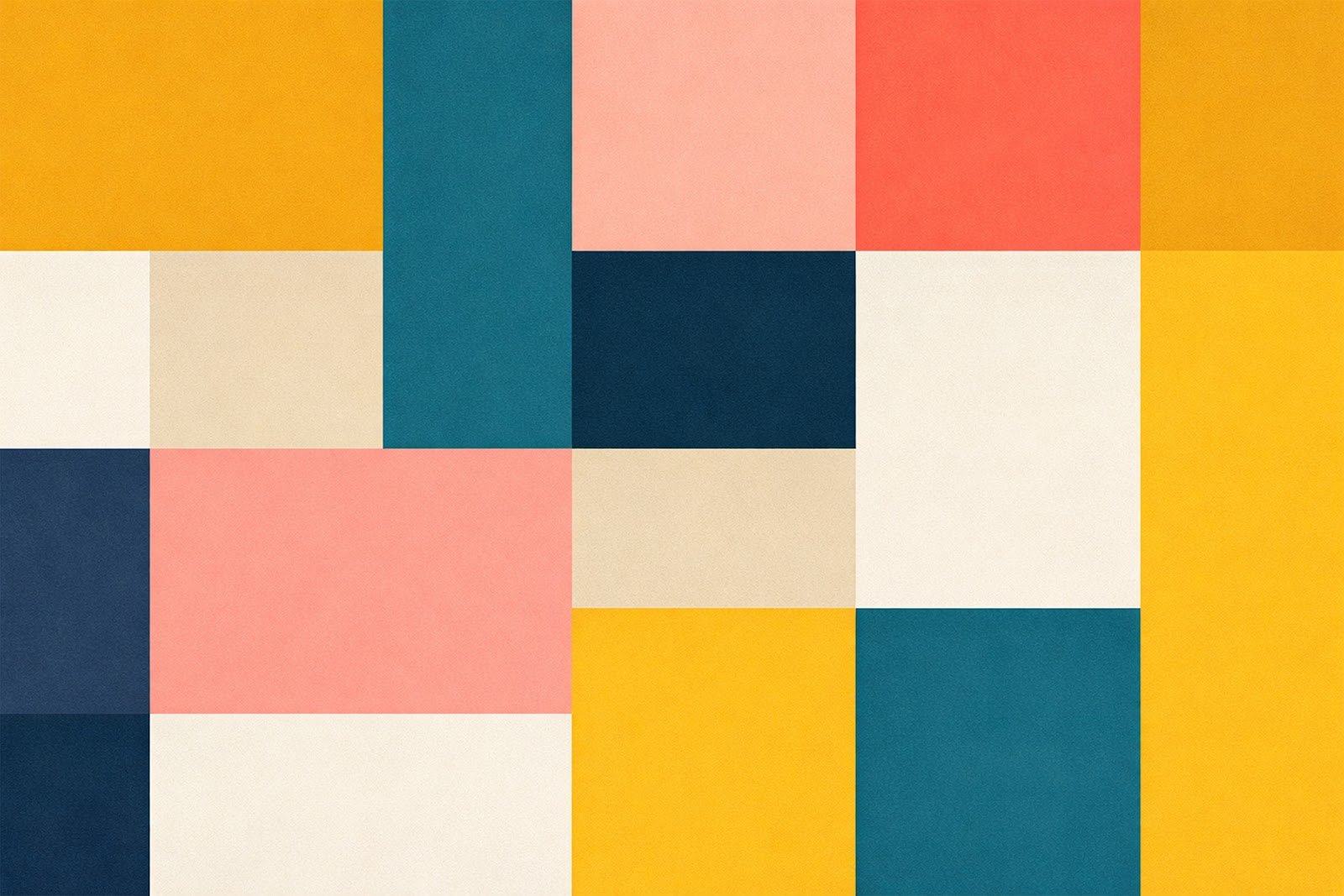 Color-Block Geometric Rectangles Background – Modern Abstract Pattern HD Download