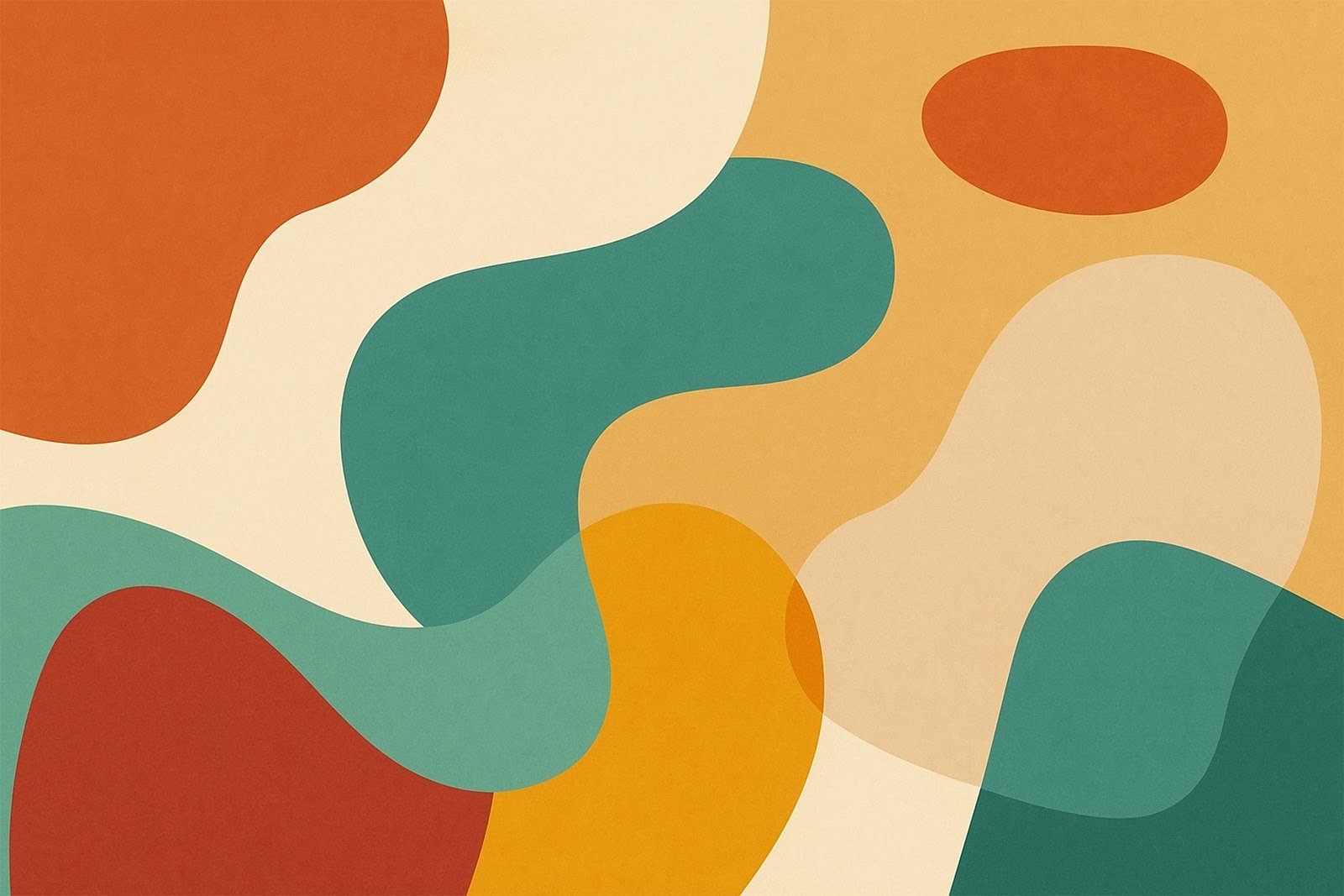 Flat Abstract Silhouettes Shapes Background – Modern Minimal Design Free Download