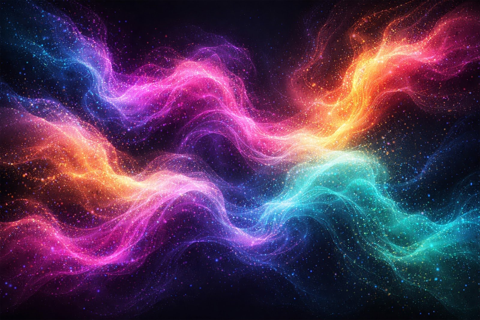 Abstract Particle Cloud Formations Background – Digital Motion Shapes Free Download