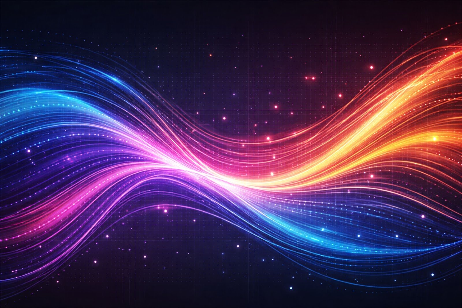 Data-Flow Curves Abstract Background – Futuristic Digital Shapes Free Download