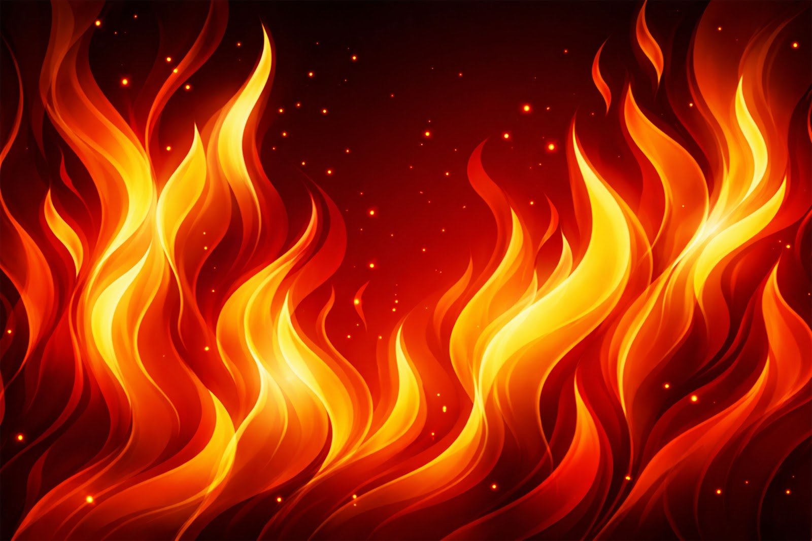 Abstract Fire Flame Silhouettes Background Free to Download