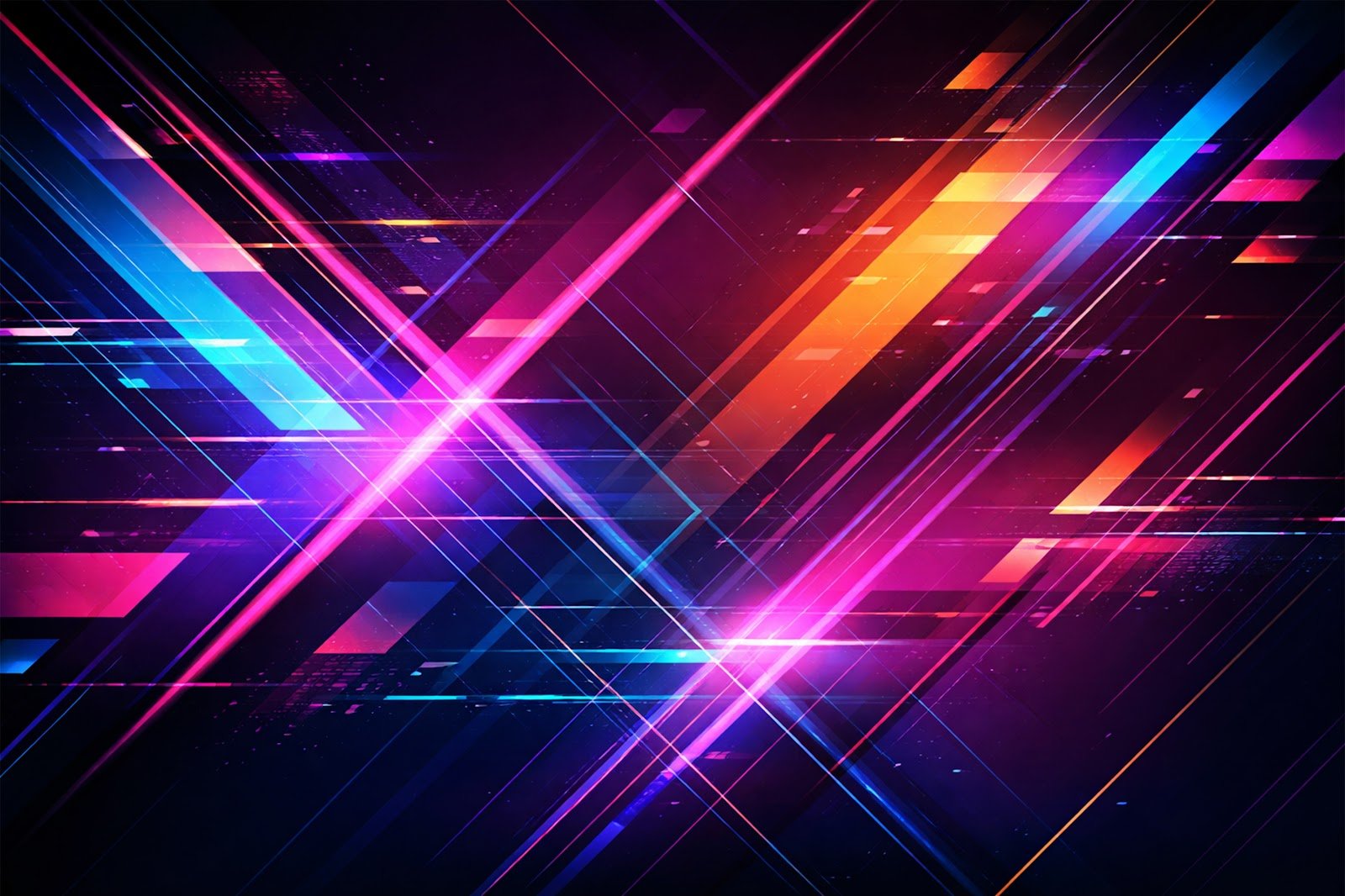 Abstract Geometric Glitch Lines Background – Futuristic Digital Pattern Texture Free Download