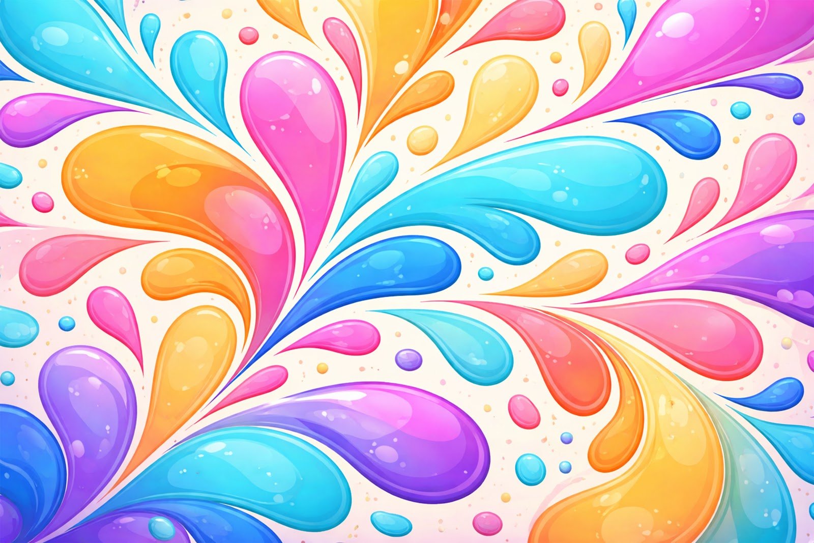 Abstract Rain Splash Shapes Background Free to Download