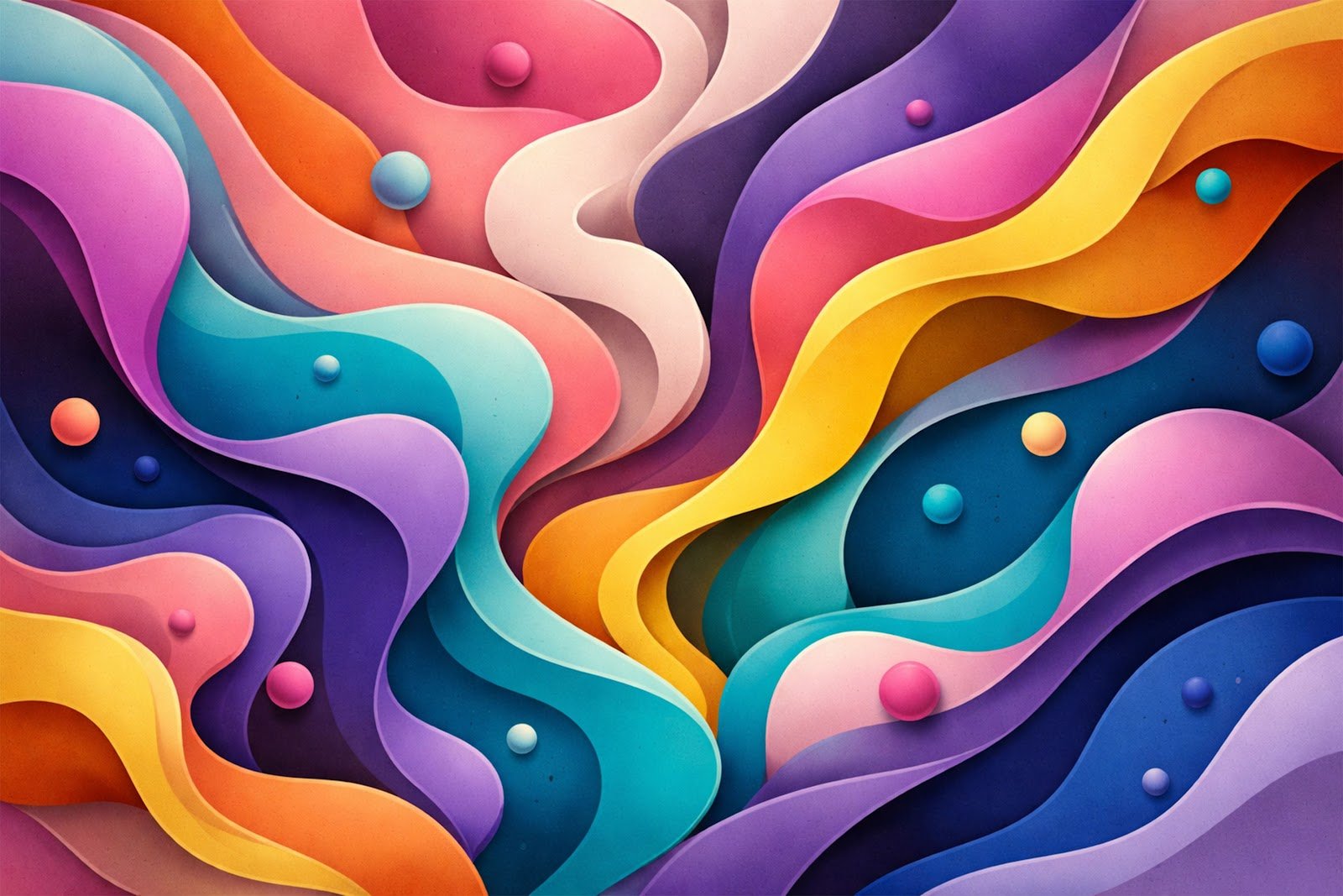Surreal Layered Forms Background – Free Download for Creative Design