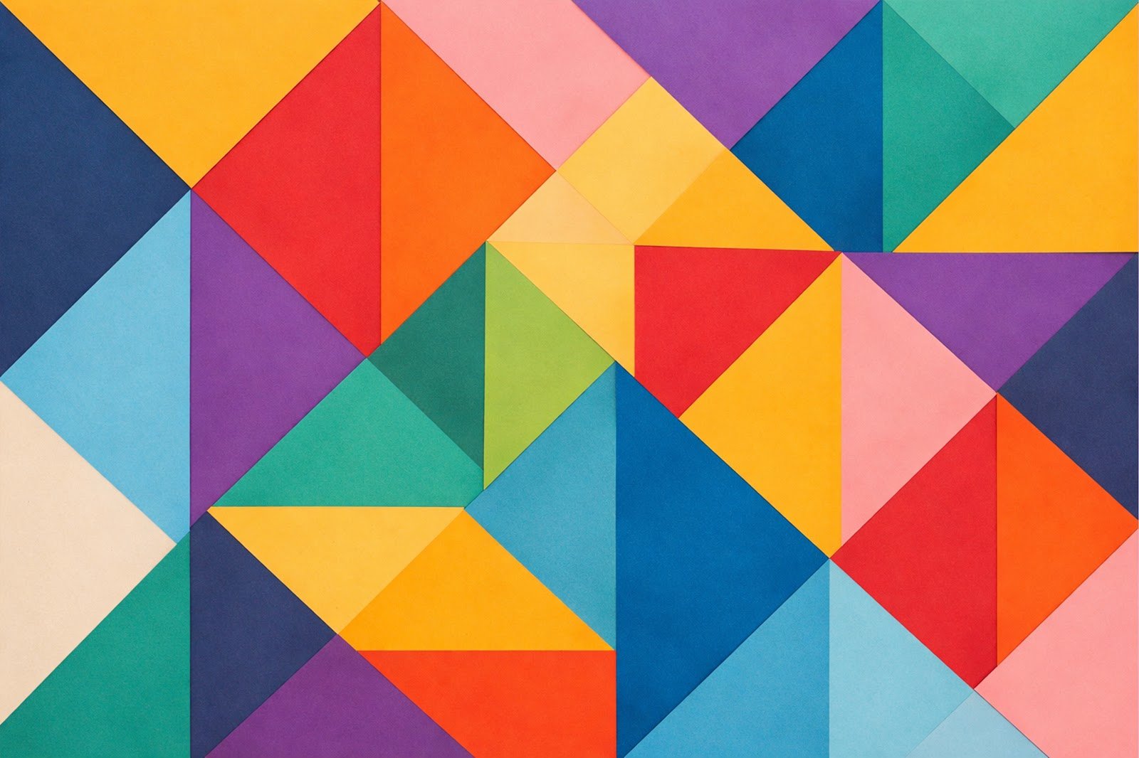 Tangram-Inspired Geometric Background – Abstract Puzzle Shape Pattern Free Download