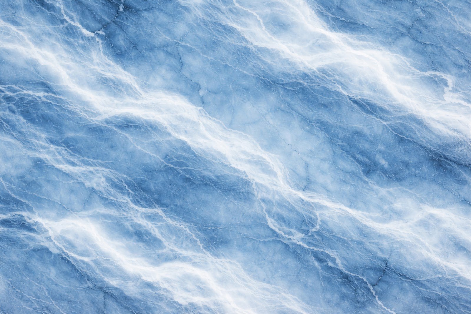 Blue Marble Texture Background with Cloudy Light Streaks – Free High-Resolution Download