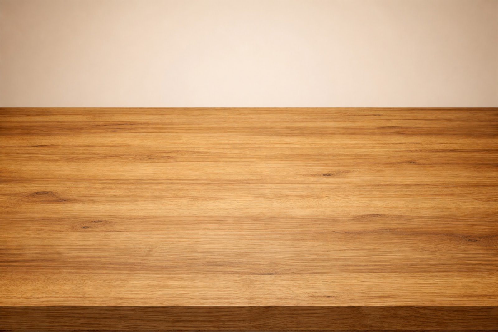 Wooden Table Mockup Background with Clean Studio Lighting – Minimal Product Display Scene (High Resolution Download)