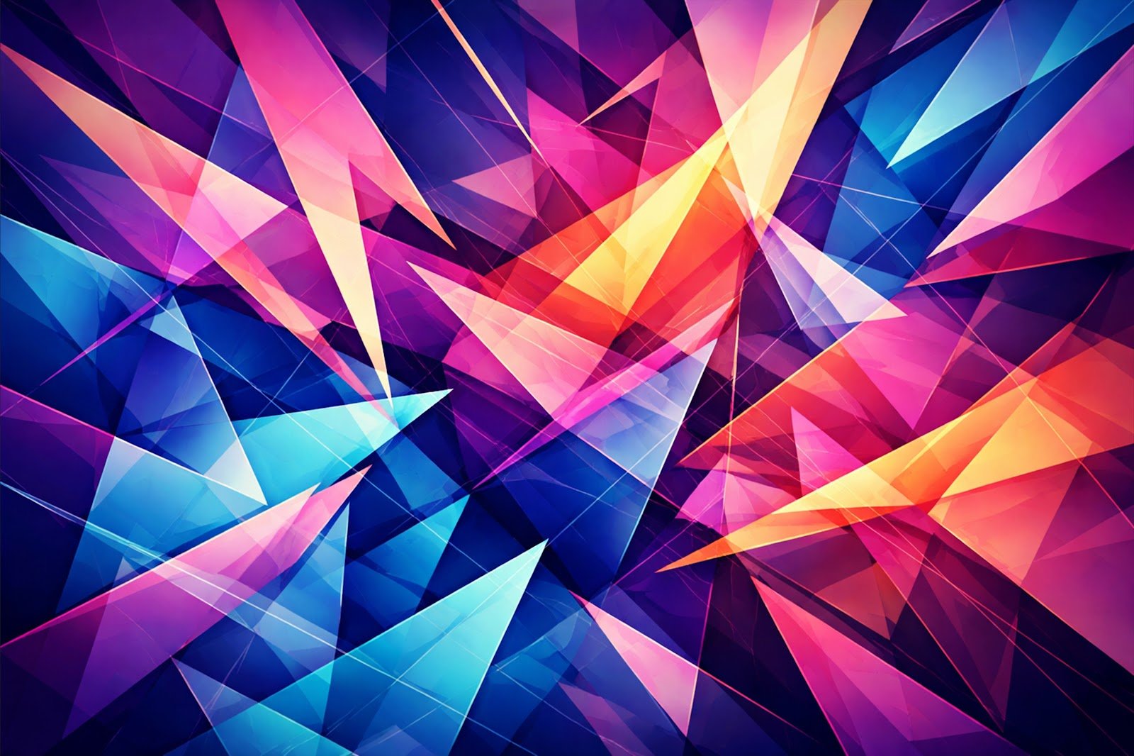 Chaotic Broken-Line Geometry Background – Abstract Geometric Pattern High Resolution Download