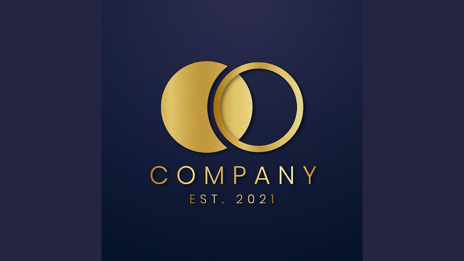 Luxury business logo gold icon – AI Free Download