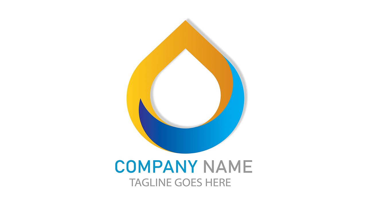 Abstract Water Drop Logo – Ai File Free Download