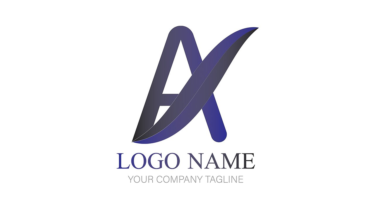 Gradient A Logo – Ai File Free Download