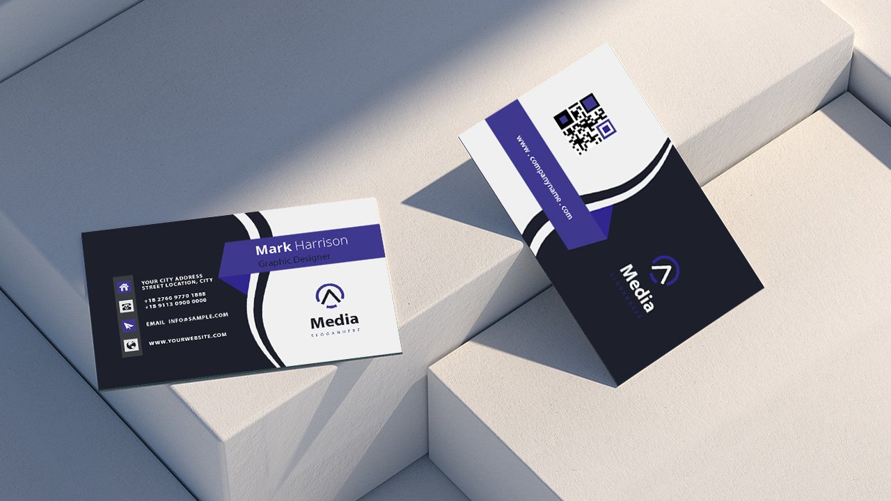 Simple psd business card template – PSD File Free Download