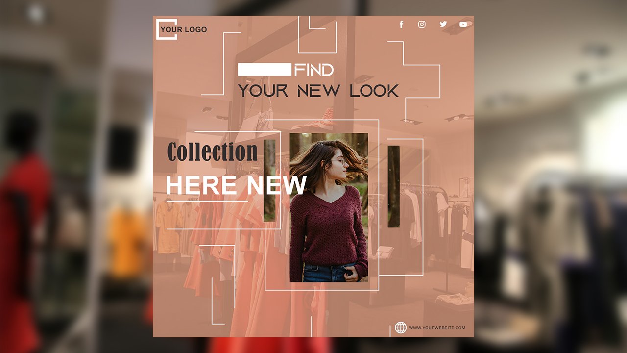 Fashion Concept Poster Design - PSD File Free Download