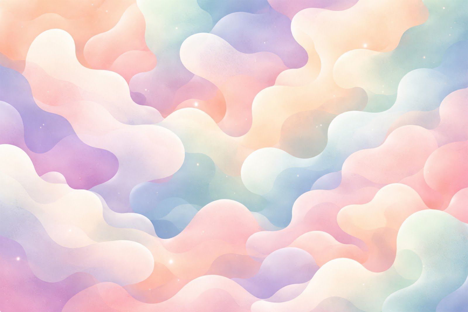Abstract Cloudy Organic Forms Background – Soft Natural Shapes Free Download