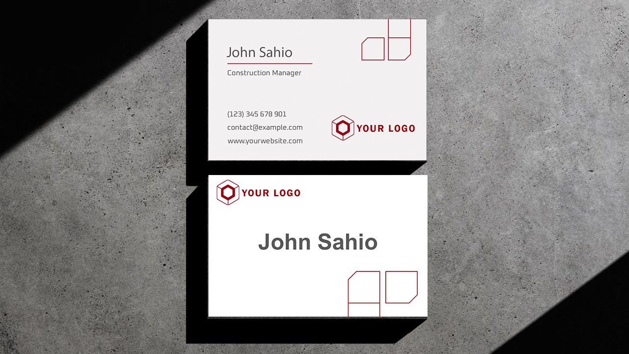 Construction business template