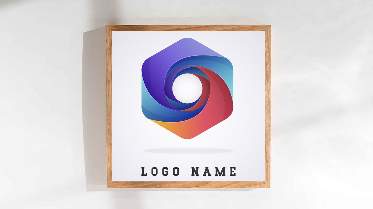 Gradient abstract logo template