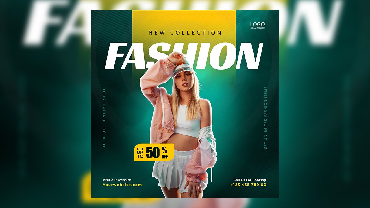 Fashion New Collection Social Media Instagram Post Template - PSD File Free Download