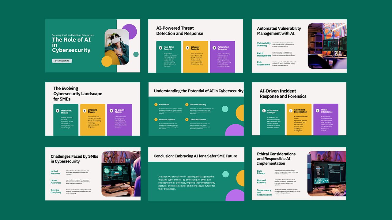 Red and Yellow Geometric Modern Technology Keynote Presentation
