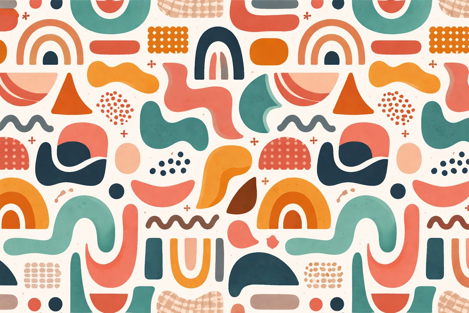 Repeating Abstract Motifs Background – Modern Pattern Design Free Download