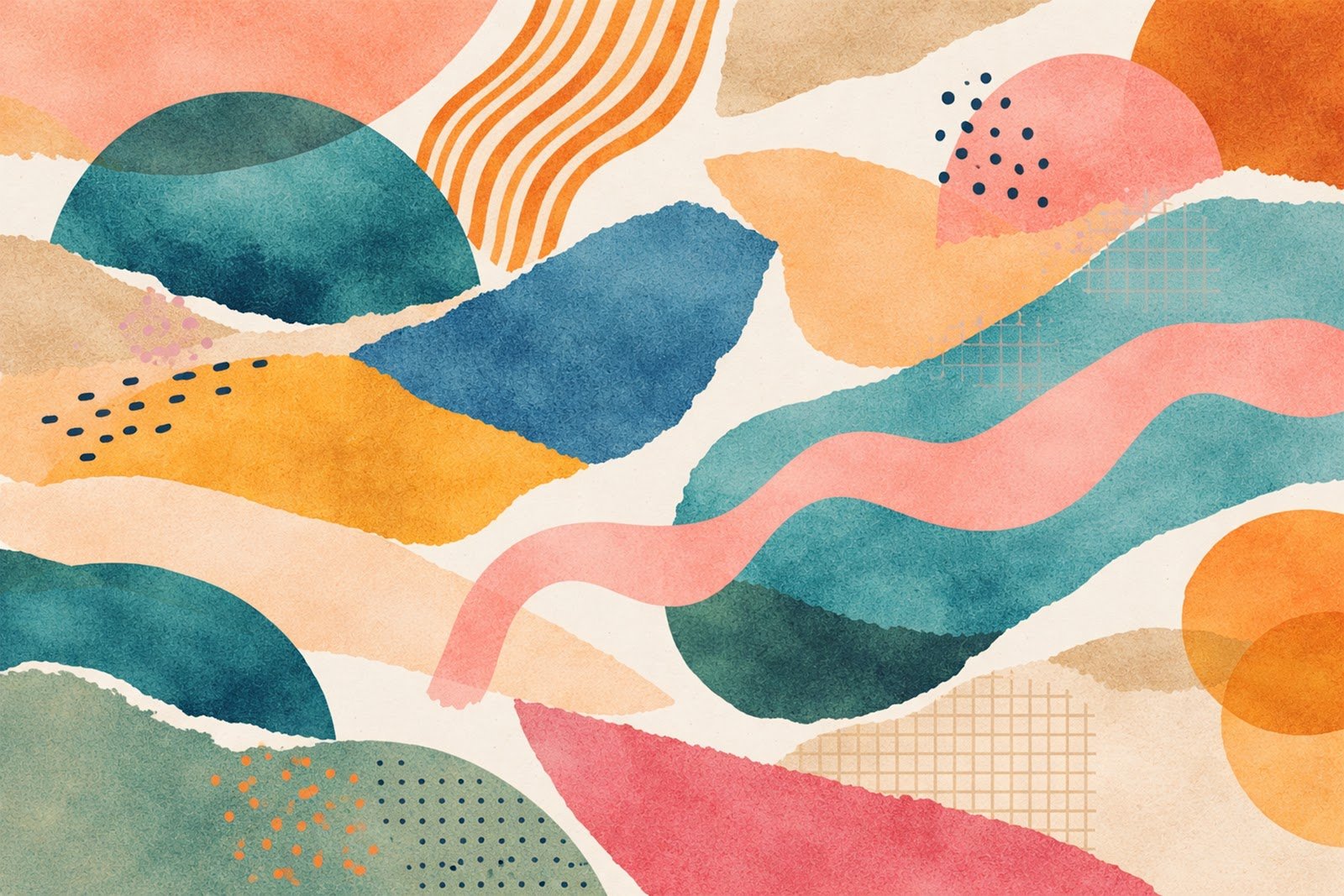 Abstract Collage-Style Layers Background Creative Modern Design Free Download