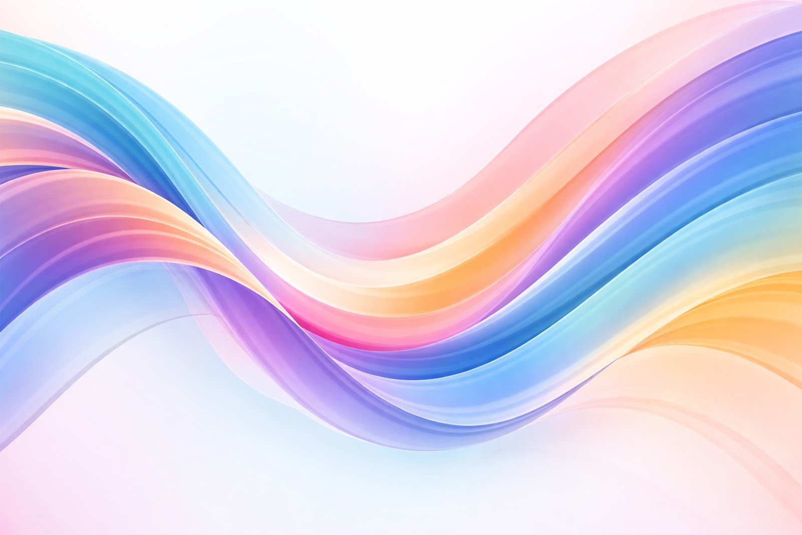 Abstract Flowing Ribbon Curves Background – Elegant Modern Design Free Download