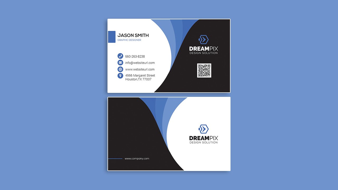 Corporate card template – PSD File Free Download