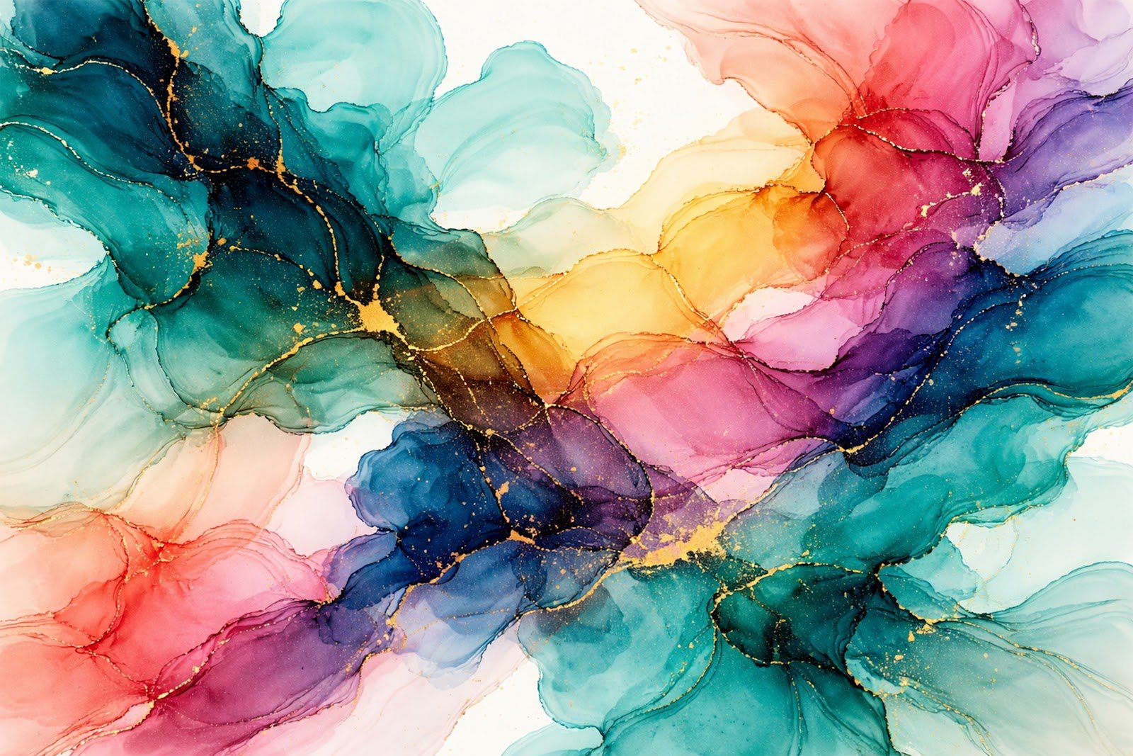 Abstract Fluid Ink Spread Abstractions Background – Modern Artistic Texture