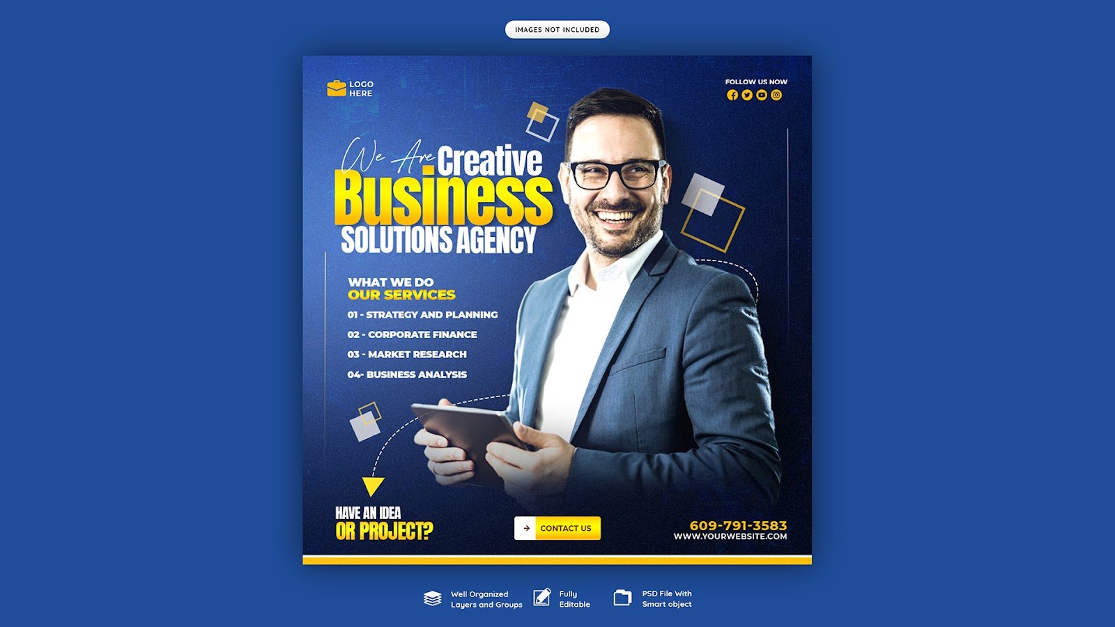 Business Social Media Banner - PSD Free Download